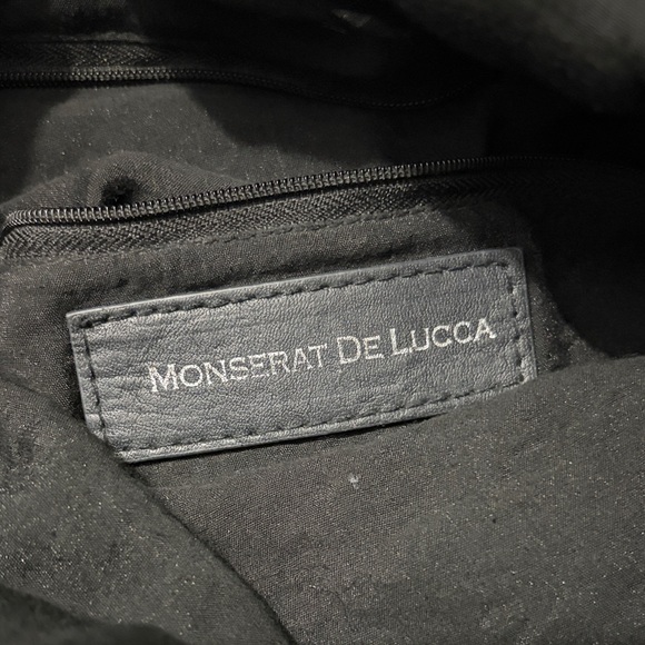 Monserat De Lucca Black Knotted Shoulder Bag - Picture 7 of 13